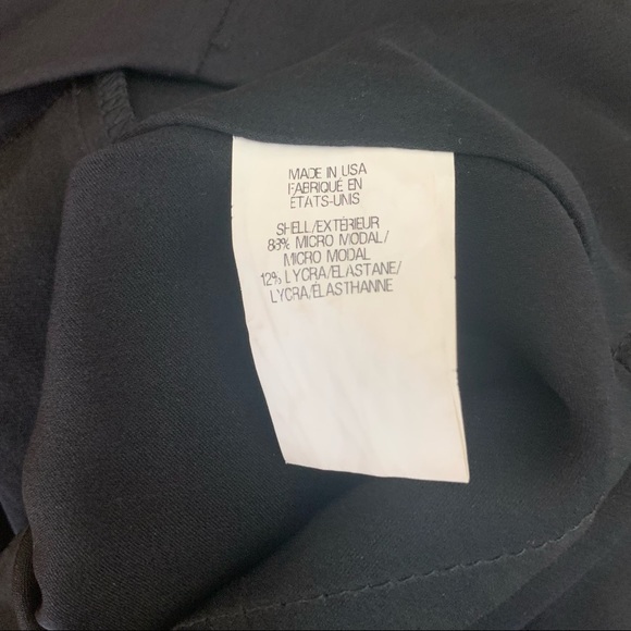 Helmut Lang Draped Black Mini Dress Size 0 - Picture 11 of 12